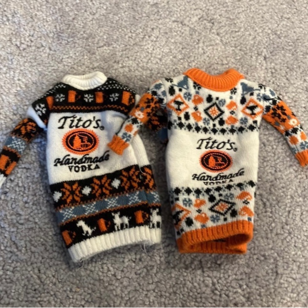 Tito’s Vodka Bottle Sweaters